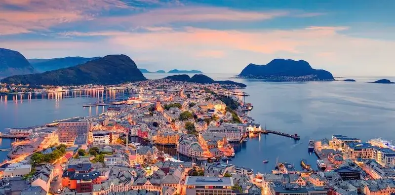 Norwegia co zobaczyć mapa?
